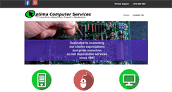 Desktop Screenshot of optimaservices.com